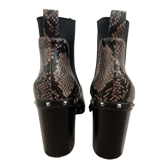 Charles By Charles David Snake Print Ankle Boots - Picture 4 of 14